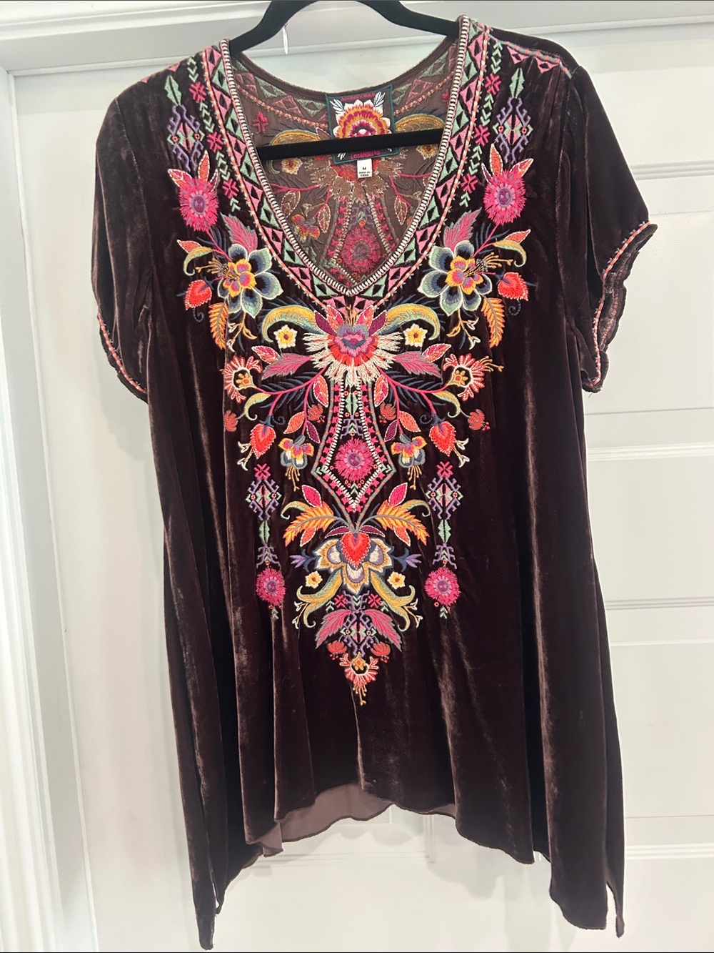 Johnny Was velvet.  Beautiful size medium